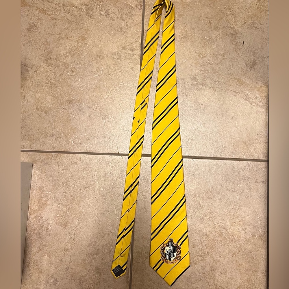 Hufflepuff Harry Potter Tie